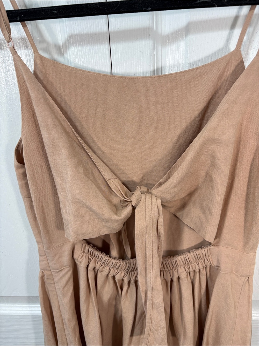 RW&co Spaghetti Strap Midi Dress Open Back Tie Detail - Picture 5 of 12